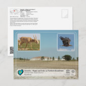 UNESCO - Saryarka - Naturschutzgebiet Naurzum Staa Postkarte (Vorne/Hinten)