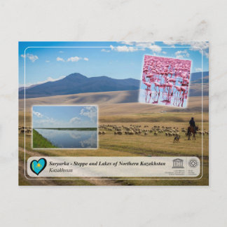 UNESCO - Saryarka - Steppe und Seen Kasachstans Postkarte