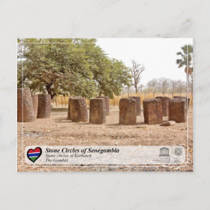 UNESCO - Stone Circles of Senegambia - Kerbatch Postkarte
