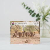 UNESCO - Stone Circles of Senegambia - Kerbatch Postkarte (Stehend Vorderseite)