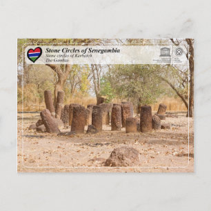 UNESCO - Stone Circles of Senegambia - Kerbatch Postkarte