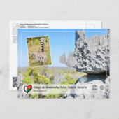 UNESCO - Tsingy de Bemaraha Strict Nature Reserve Postkarte (Vorne/Hinten)