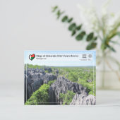 UNESCO - Tsingy de Bemaraha Strict Nature Reserve Postkarte (Stehend Vorderseite)