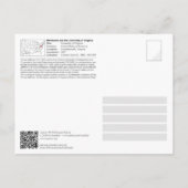 UNESCO - University of Virginia in Charlottesville Postkarte (Rückseite)