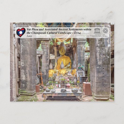 UNESCO - Vat Phou und Champasak Kulturlandschaft Postkarte (Vorderseite)