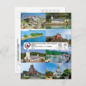 UNESCO - Versteckte Christliche Stätten in der Reg Postkarte (Vorne/Hinten)