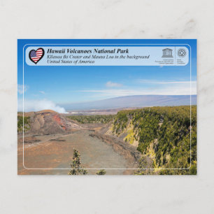 UNESCO - Vulkane Hawaii - Mauna Loa und Kīlauea  Postkarte