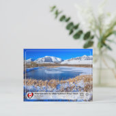 UNESCO - Waterton Glacier Internationaler Friedens Postkarte (Stehend Vorderseite)