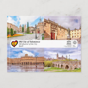 UNESCO-Welterbe - Altstadt von Salamanca Postkarte