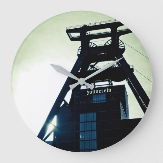UNESCO Welterbe Zollverein Große Wanduhr (Vorderseite)