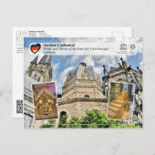 UNESCO WH- Aachener Dom Postkarte (Vorne/Hinten)