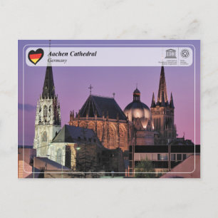 UNESCO WH- Aachener Dom Postkarte