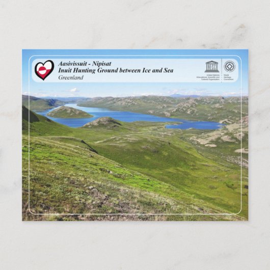 UNESCO WH- Aasivissuit - Nipisat Postkarte (Vorderseite)