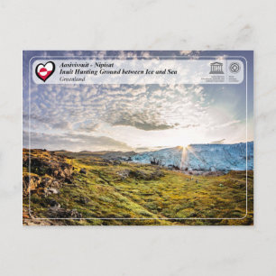 UNESCO WH- Aasivissuit - Nipisat Postkarte