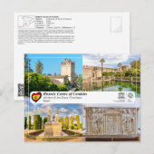 UNESCO WH- Alcázar de los Reyes Cristianos Postkarte (Vorne/Hinten)