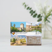 UNESCO WH- Alcázar de los Reyes Cristianos Postkarte (Stehend Vorderseite)