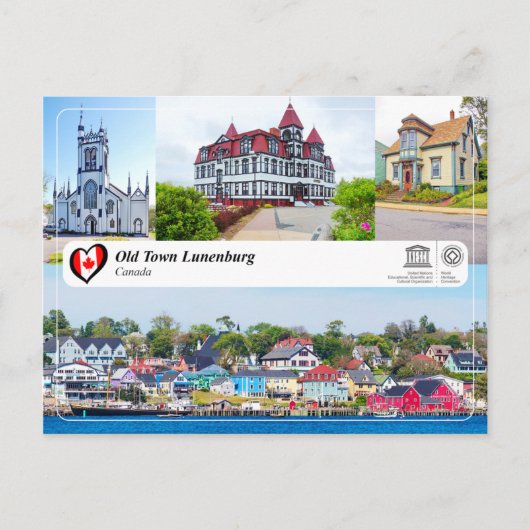 UNESCO WH- Altstadt Lunenburg Postkarte (Vorderseite)