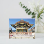 UNESCO WH- Ancient Kyōto - Hongan-ji - 西 本 願 寺 Postkarte (Stehend Vorderseite)