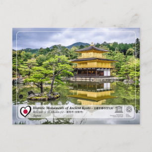 UNESCO WH- Ancient Kyōto-Rokuon-ji - 鹿 苑 寺 Postkarte