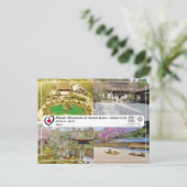 UNESCO WH- Ancient Kyōto-Ryoan-ji - 龍 安 寺 Postkarte (Stehend Vorderseite)