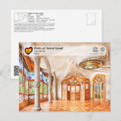 UNESCO WH- Antoni Gaudí - Casa Batlló Postkarte (Vorne/Hinten)