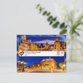 UNESCO WH- Antoni Gaudí - Casa Milà La Pedrera Postkarte (Stehend Vorderseite)