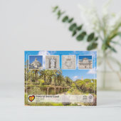 UNESCO WH- Antoni Gaudí - Park Güell Postkarte (Stehend Vorderseite)