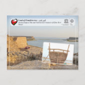 UNESCO WH- Archäologische Stätte Khor Rori Postkarte (Vorderseite)