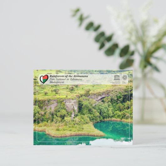 UNESCO WH- Atsinanana - Nationalpark Zahamena Postkarte (Stehend Vorderseite)