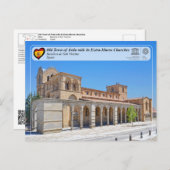 UNESCO WH- Ávila - Basílica de San Vicente Postkarte (Vorne/Hinten)