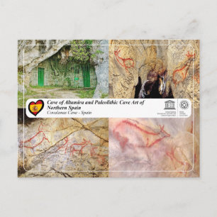 UNESCO WH- Covalanas Höhle / Cueva de Covalanas Postkarte
