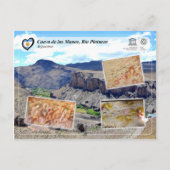 UNESCO WH- Cueva de las Manos, Río Pintura Postkarte (Vorderseite)