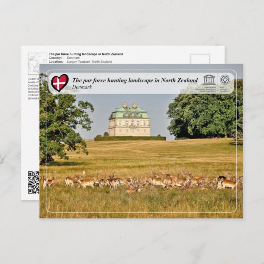 UNESCO WH- Die Par Force Jagdlandschaft Postkarte (Vorne/Hinten)