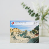 UNESCO WH- Dinosaur Provincial Park Postkarte (Stehend Vorderseite)