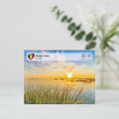 UNESCO WH- Donaudelta Postkarte (Stehend Vorderseite)