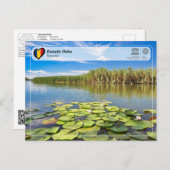 UNESCO WH- Donaudelta Postkarte (Vorne/Hinten)