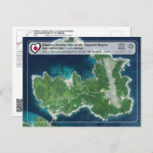 UNESCO WH- Dörfer auf der Insel Kashiragashima Postkarte (Vorne/Hinten)