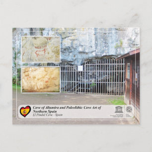 UNESCO WH- El Pindal Höhle / Cueva del Pindal Postkarte