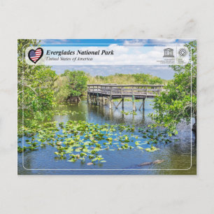 UNESCO WH- Everglades National Park Postkarte