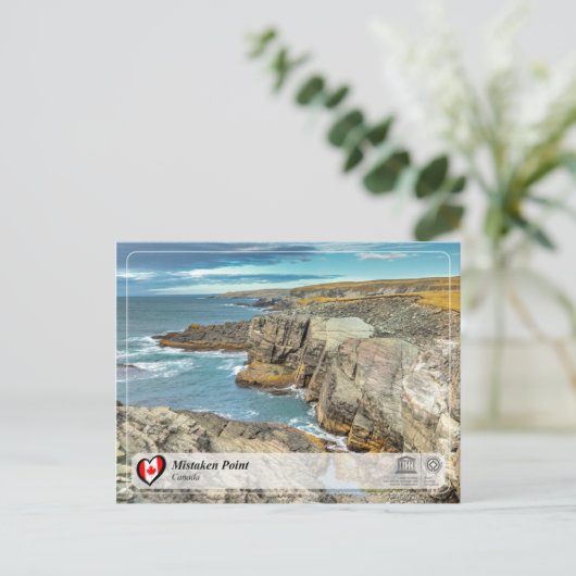 UNESCO WH- Fehlpunkt Postkarte (Stehend Vorderseite)