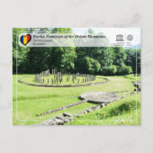 UNESCO WH- Festung Dacian - Sarmizegetusa Postkarte (Vorderseite)
