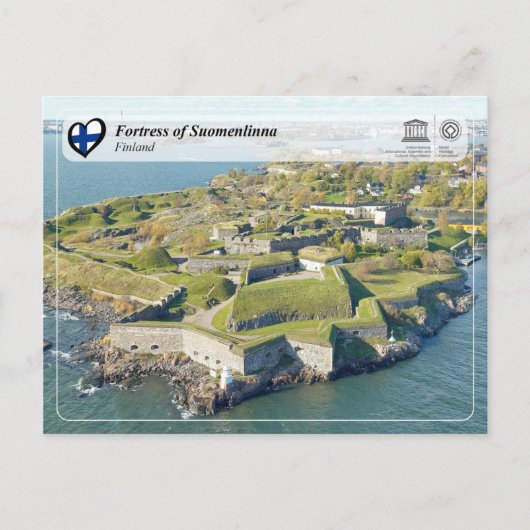 UNESCO WH- Festung Suomenlinna Postkarte (Vorderseite)