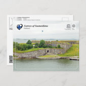 UNESCO WH- Festung Suomenlinna Postkarte (Vorne/Hinten)