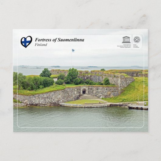 UNESCO WH- Festung Suomenlinna Postkarte (Vorderseite)