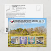 UNESCO WH- Furuichi - Tsudo-shiroyama Kofun Postkarte (Vorne/Hinten)