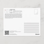 UNESCO WH- Galápagos-Inseln - Riesenschildkröten Postkarte (Rückseite)