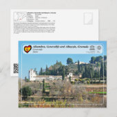 UNESCO WH- General, Granada Postkarte (Vorne/Hinten)