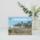 UNESCO WH- General, Granada Postkarte (Stehend Vorderseite)