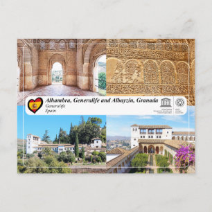UNESCO WH- General, Granada Postkarte