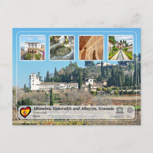UNESCO WH- General, Granada Postkarte